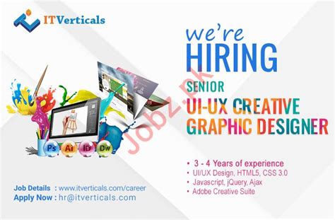 senior graphic designer jobs karachi.